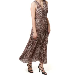 Abito a fantasia animalier Leopardata da Donna con plisse Swish Jeans