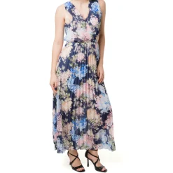 Abito a fantasia floreale multicolore da Donna con plisse Swish Jeans