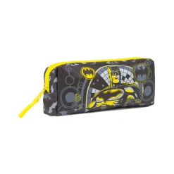 Astuccio Batman Nero e giallo con stampa supereroe DC Comics