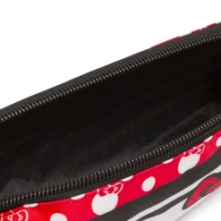 Astuccio Hello Kitty Rosso e nero a pois con stampa pois