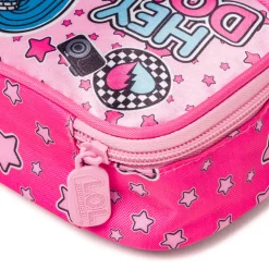 Astuccio ovale rosa con stampa L.O.L. Surprise!