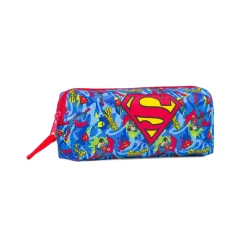 Astuccio Superman Blu e rosso con logo Supereroe DC Comics