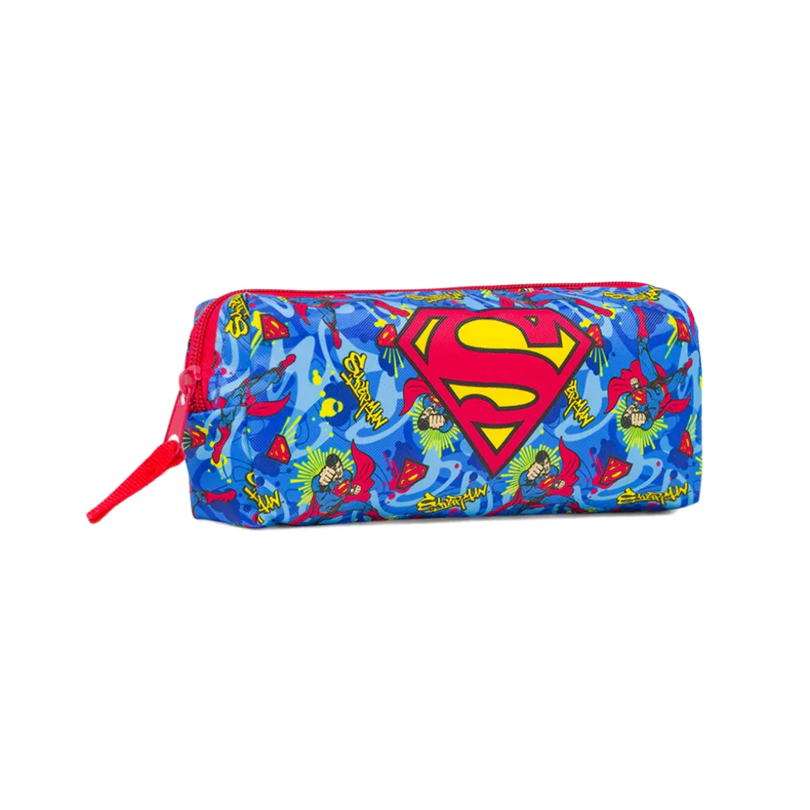Astuccio Superman Blu e rosso con logo Supereroe DC Comics