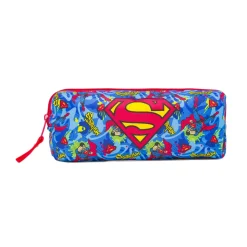 Astuccio Superman Blu e rosso con logo Supereroe DC Comics