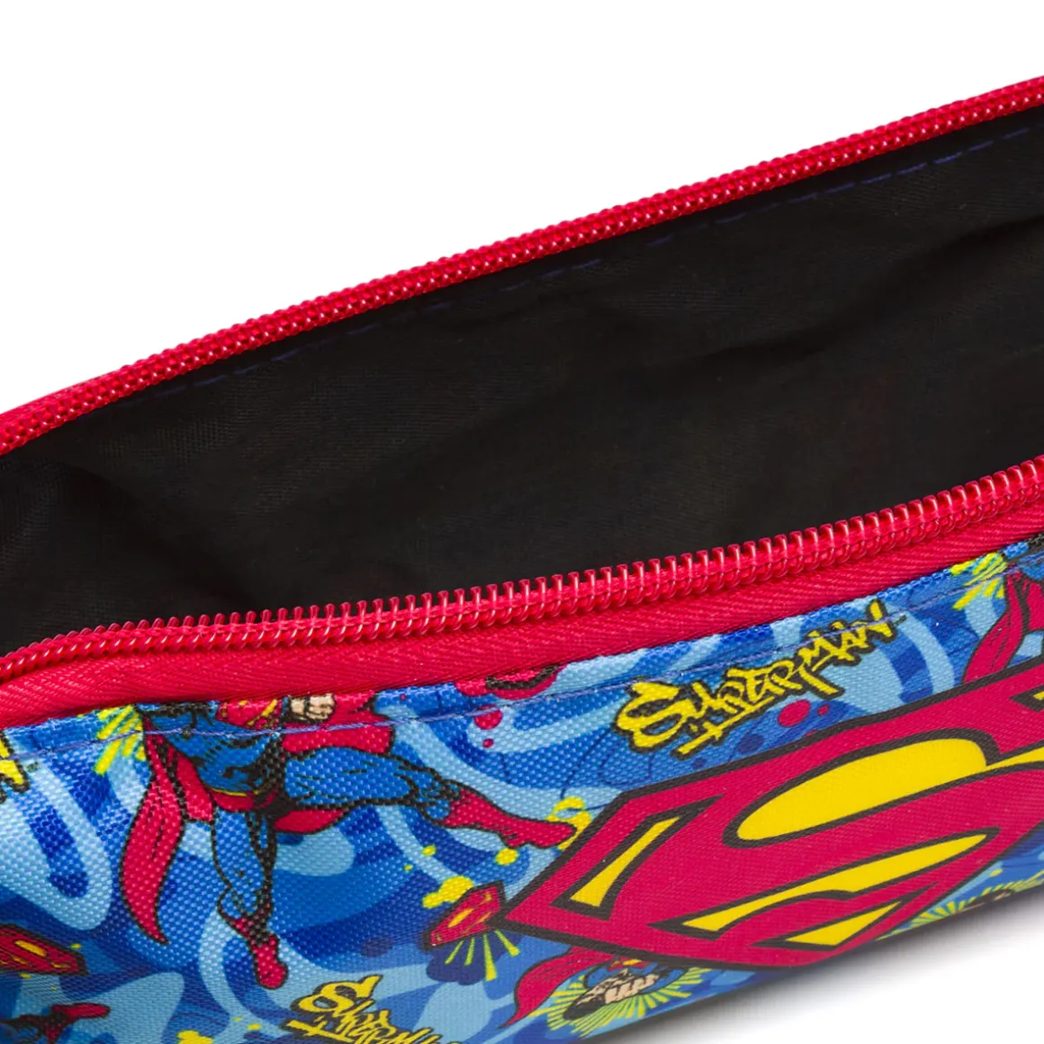 Astuccio Superman Blu e rosso con logo Supereroe DC Comics