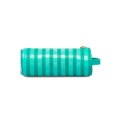 Astuccio tombolino da donna verde acqua a righe Camomilla Milano Sweet Stripes