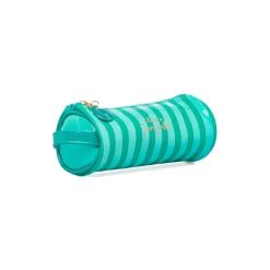 Astuccio tombolino da donna verde acqua a righe Camomilla Milano Sweet Stripes