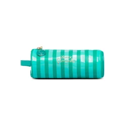 Astuccio tombolino da donna verde acqua a righe Camomilla Milano Sweet Stripes