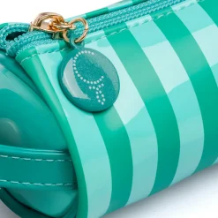Astuccio tombolino da donna verde acqua a righe Camomilla Milano Sweet Stripes