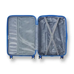 Bagaglio a mano blu con ruote multidirezionali Romeo Gigli Milano