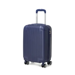 Bagaglio a mano blu rigido e resistente Romeo Gigli Milano
