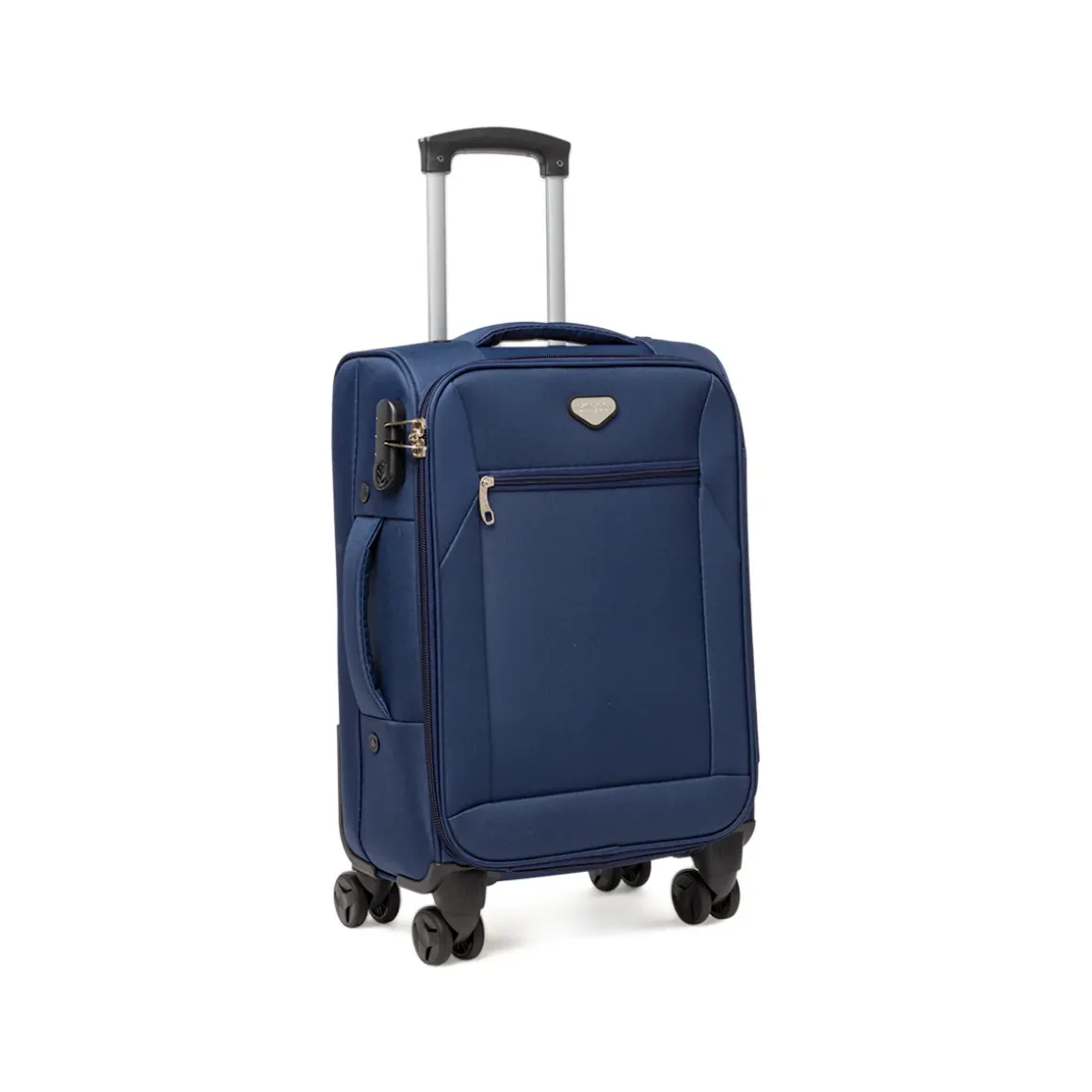 Bagaglio a mano blu Romeo Gigli Milano in tessuto per viaggi brevi