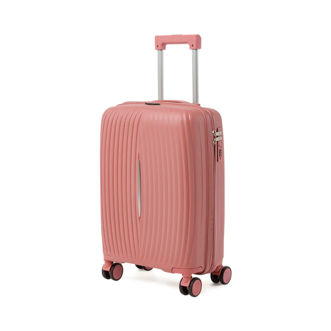 Bagaglio a mano cabina rosa rigido con combinazione Romeo Gigli