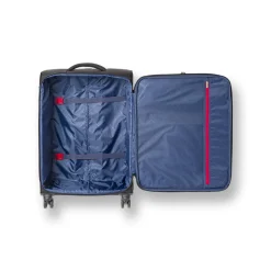 Bagaglio a mano nero in tessuto resistente con TSA MODO by Roncato