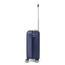Bagaglio a mano rigido blu piccola in ABS Romeo Gigli Milano