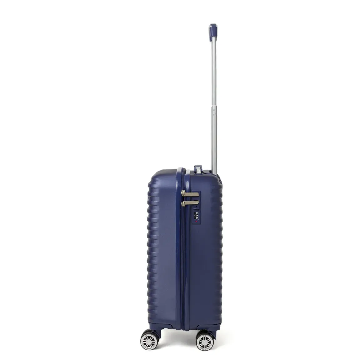 Bagaglio a mano rigido blu piccola in ABS Romeo Gigli Milano