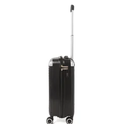 Bagaglio a mano rigido nero per compagnie low cost Romeo Gigli Milano
