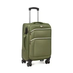Bagaglio a mano verde militare Romeo Gigli Milano con 4 ruote spinner