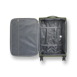 Bagaglio a mano verde militare in tessuto Romeo Gigli Milano