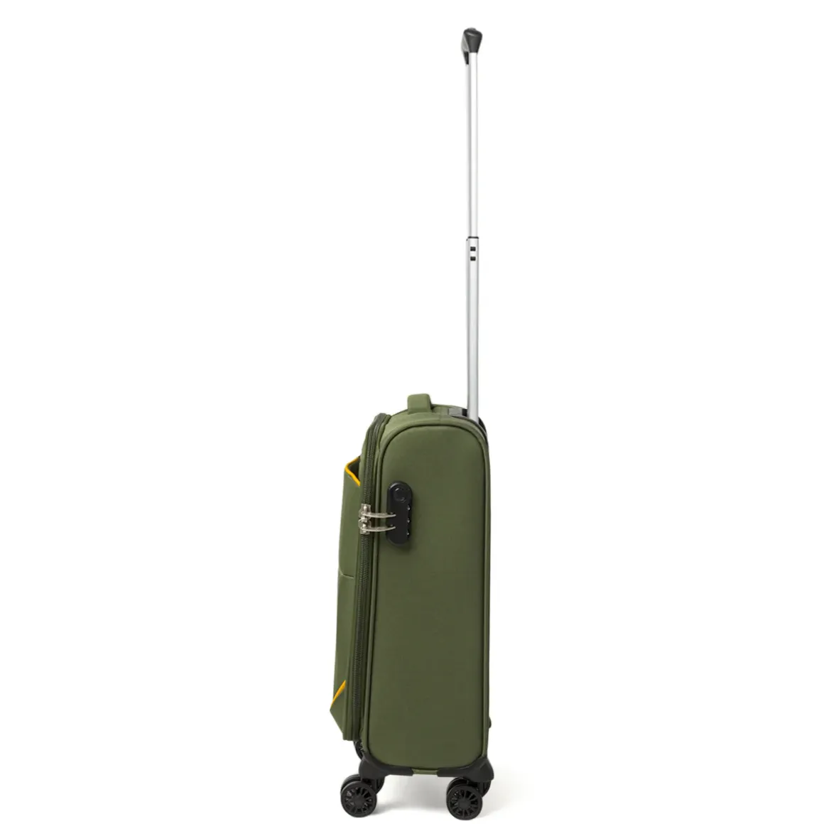 Bagaglio a mano verde militare in tessuto Romeo Gigli Milano