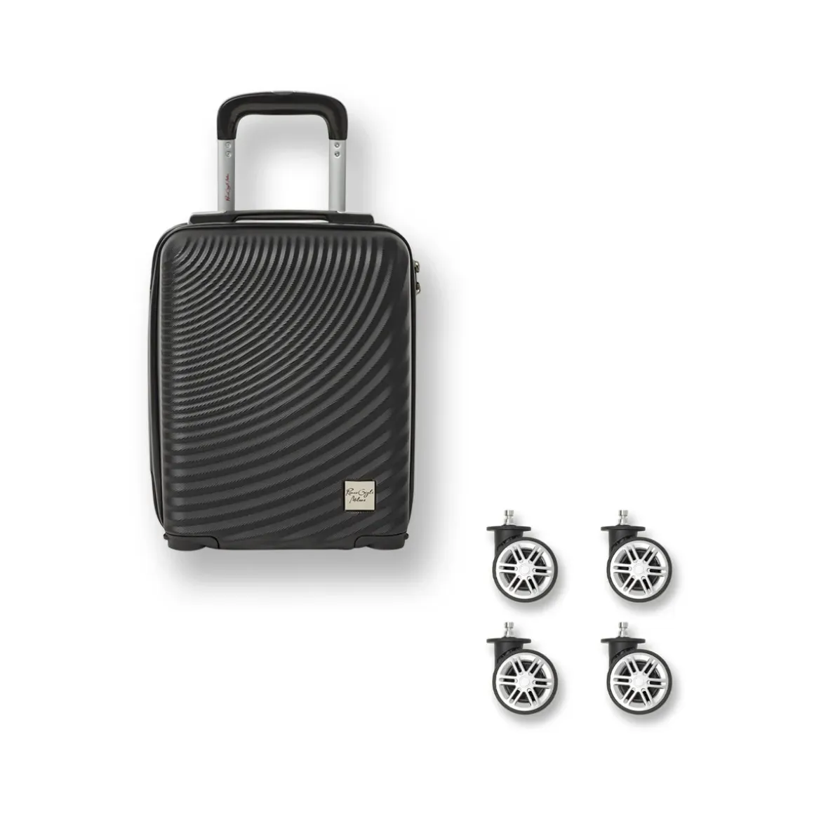 Bagaglio underseat per voli low cost nero in ABS Romeo Gigli