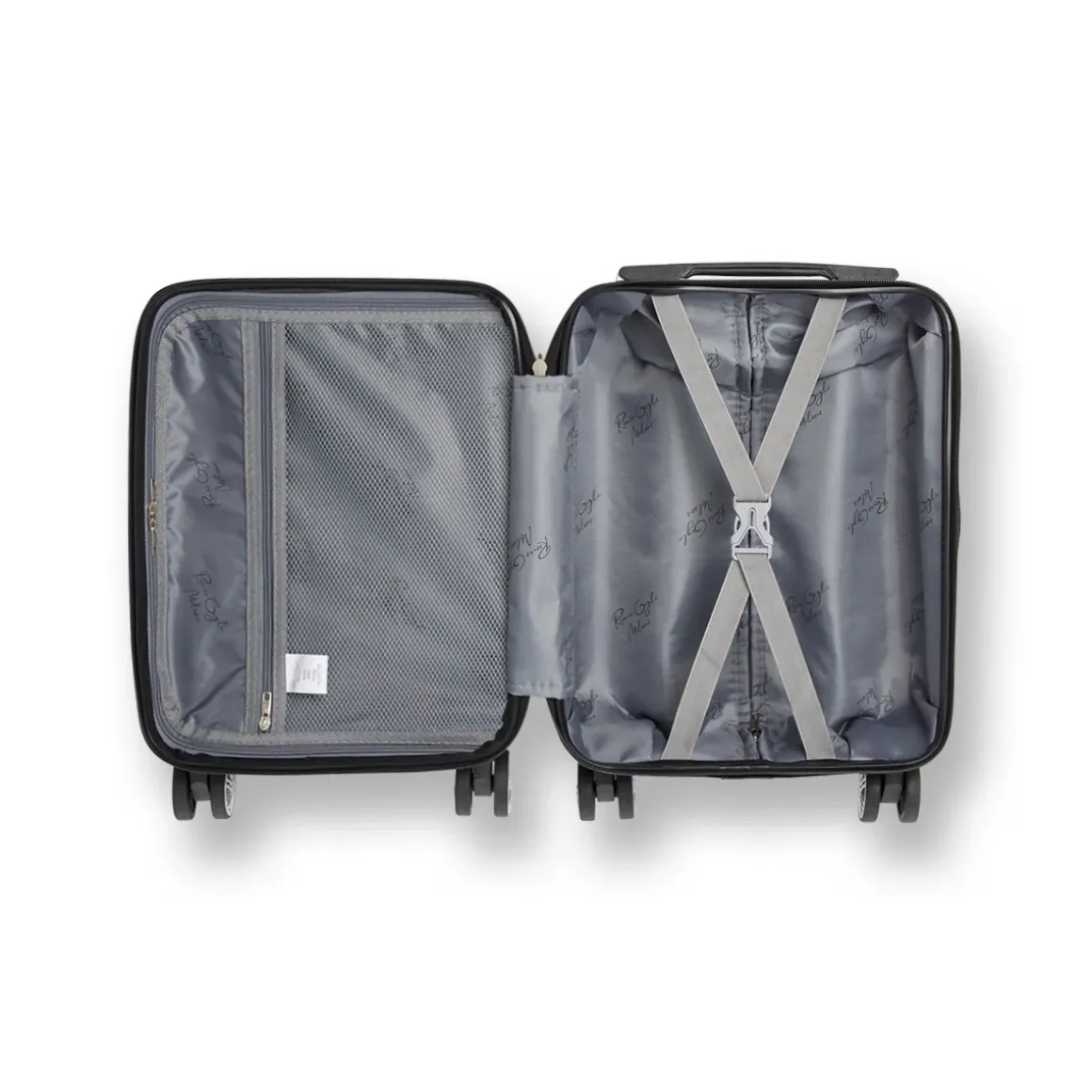Bagaglio underseat per voli low cost nero in ABS Romeo Gigli