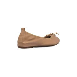 Ballerine beige da Donna con fiocco in pelle P Essentials