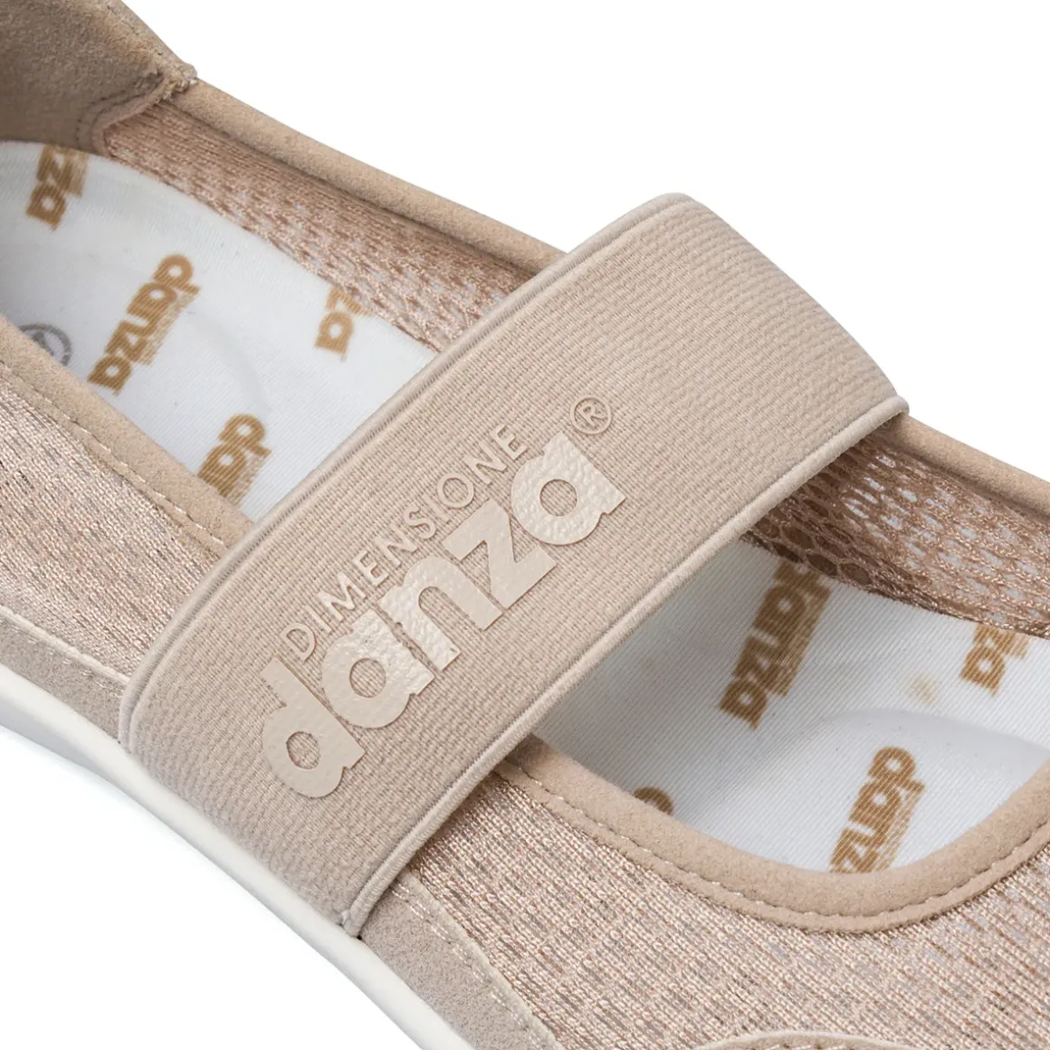 Ballerine beige da Donna effetto scamosciato Dimensione Danza