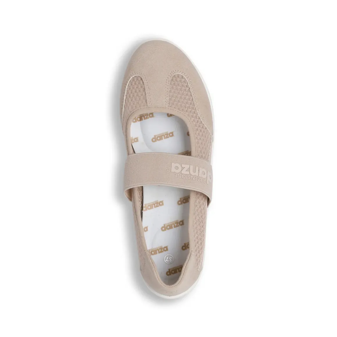 Ballerine beige da Donna effetto scamosciato Dimensione Danza