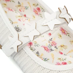 Ballerine bianche da Bambina con stelle e glitter Le scarpe di Alice