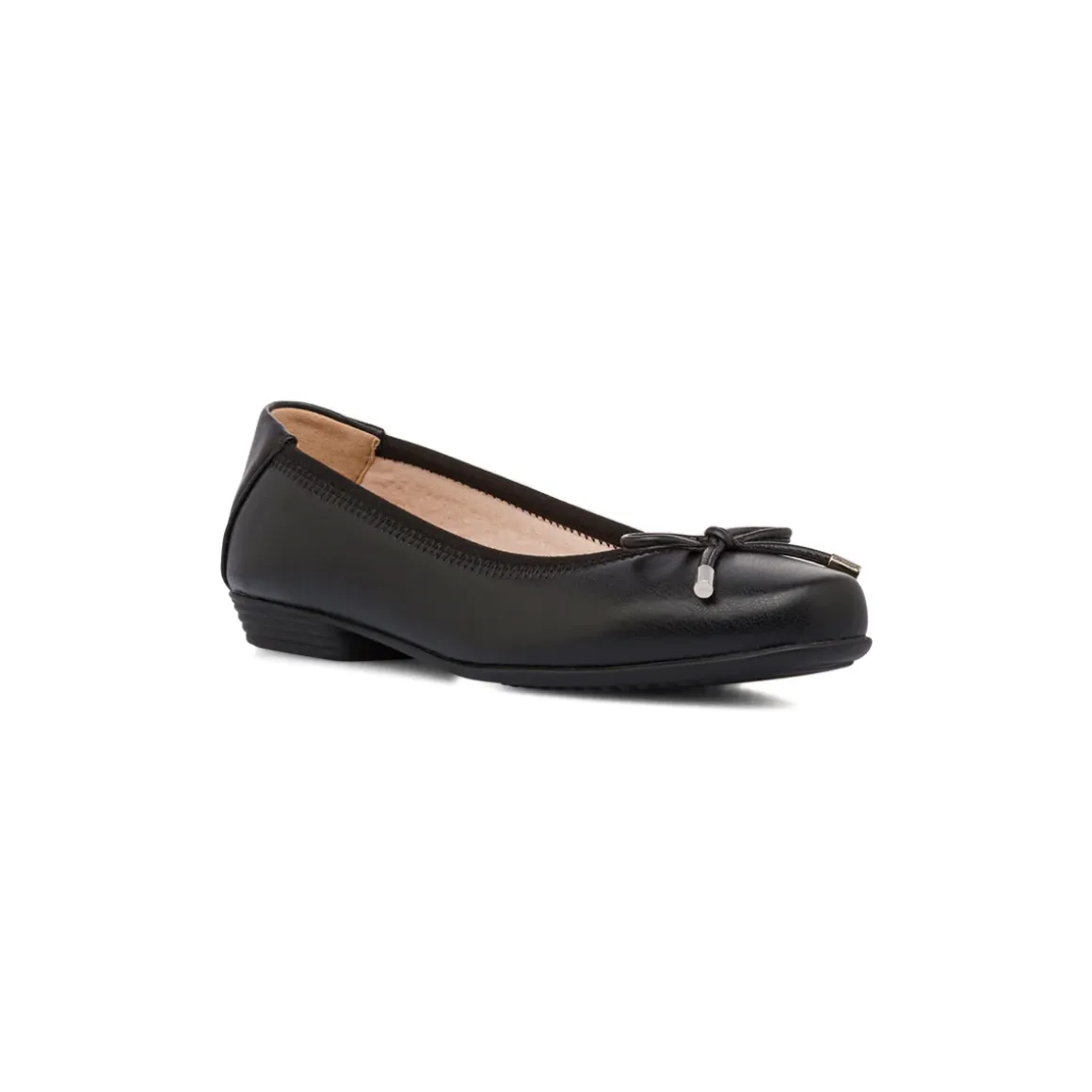 Ballerine comfort nere da donna con fiocco P Soft