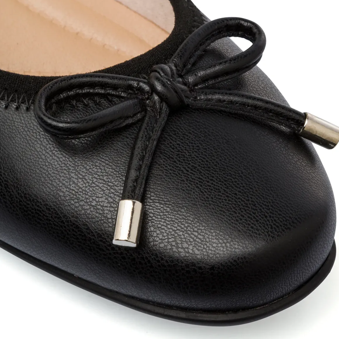 Ballerine comfort nere da donna con fiocco P Soft
