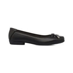 Ballerine comfort nere da donna con fiocco P Soft