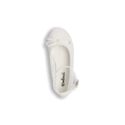 Ballerine da Bambina bianche con cinturino Dieci Baci