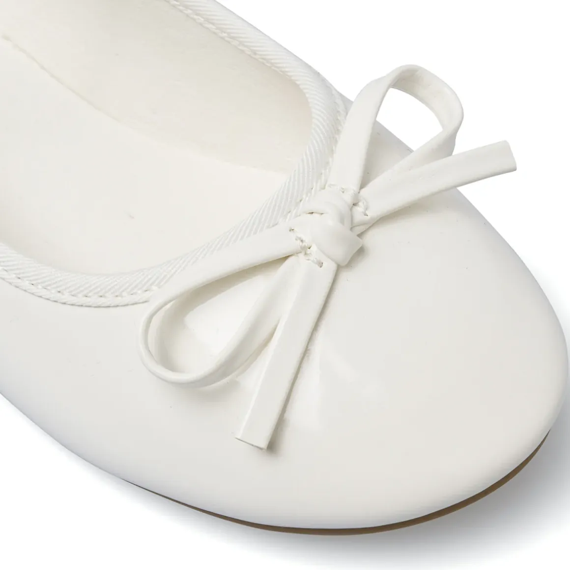 Ballerine da Bambina bianche con cinturino Dieci Baci