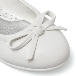 Ballerine da Bambina Bianche con cinturino strass Dieci Baci