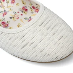 Ballerine da Bambina bianche con cuori sul cinturino Dieci Baci