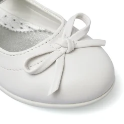 Ballerine da Bambina Bianche con fascetta di strass Dieci Baci
