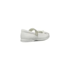 Ballerine da Bambina Bianche con fascetta di strass Dieci Baci