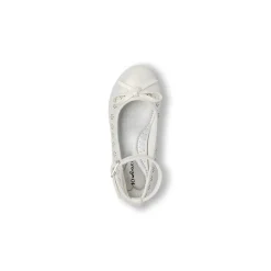 Ballerine da Bambina Bianche con trafori floreali Dieci Baci