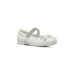 Ballerine da Bambina bianche con fascetta strass Dieci Baci