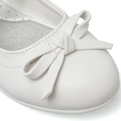 Ballerine da Bambina bianche con fascetta strass Dieci Baci