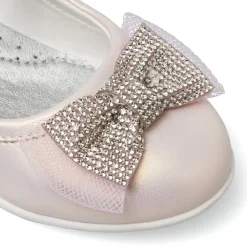 Ballerine da bambina rosa con strass e glitter Le scarpe di Alice