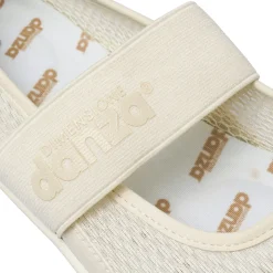 Ballerine da Donna bianche con inserti in mesh Dimensione Danza
