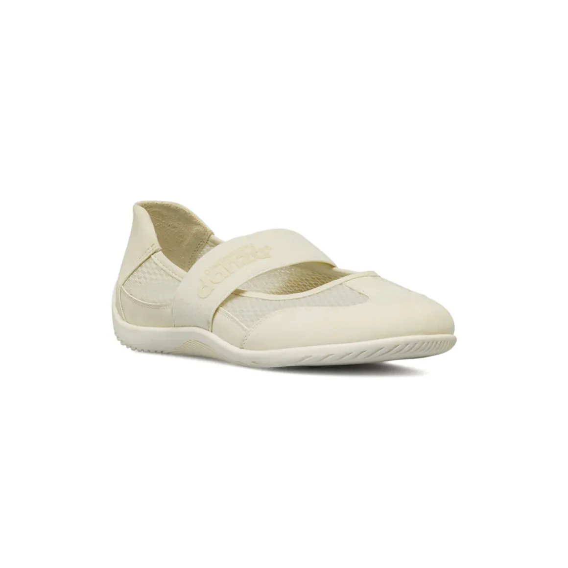 Ballerine da Donna bianche con inserti in mesh Dimensione Danza