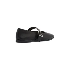 Ballerine Mary Jane da donna nere con cinturino Lora Ferres