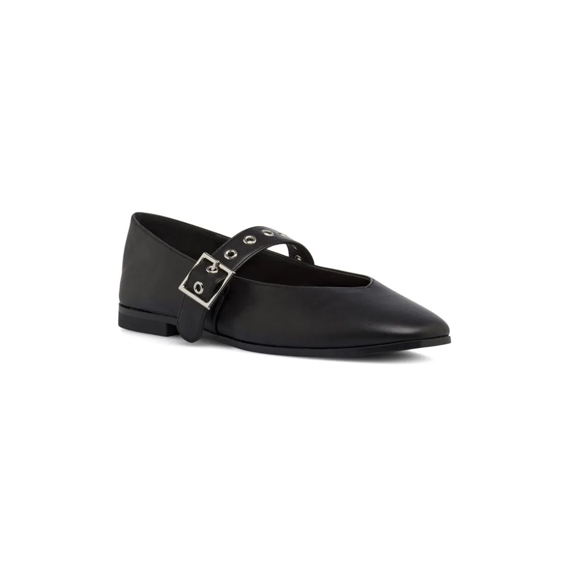 Ballerine Mary Jane da donna nere con cinturino Lora Ferres
