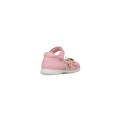 Ballerine Primi passi rosa da bambina con fiori Le scarpe di Alice