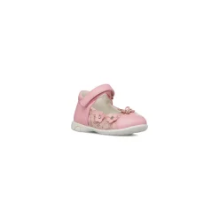 Ballerine Primi passi rosa da bambina con fiori Le scarpe di Alice