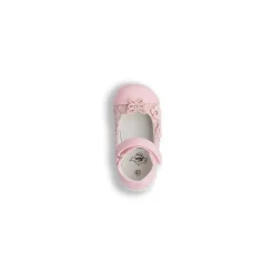 Ballerine Primi passi rosa da bambina con fiori Le scarpe di Alice